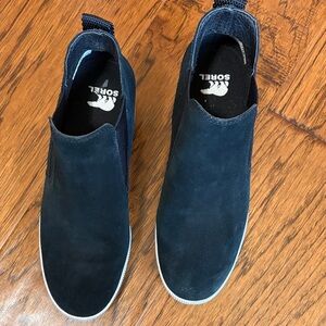 Women’s Black Sorel Wedge Slip-On Shoes